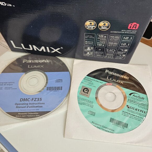 Panasonic Lumix FZ35 18x Zoom Digital Camera in box like new - Picture 5 of 5